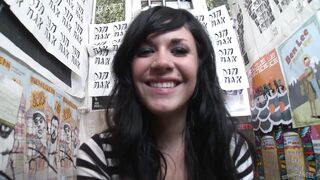 Andy San Dimas goes wild with stealing in this freaky threesome with music & goth girls Сover